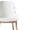 Harbour Dining Side Chair - Natural Oak Wood Legs - Hard Shell
