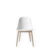 Harbour Dining Side Chair - Natural Oak Wood Legs - Hard Shell