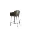 Harbour Counter Height - Black Steel Legs - Hard Shell- Olive