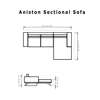 Diagram - Aniston Sectional Sofa