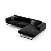 Aniston Sectional Sofa - Siege 0968 Deep Black