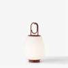 Lucca Portable Lamp - Maroon