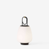 Lucca Portable Lamp - Black brass - Light On