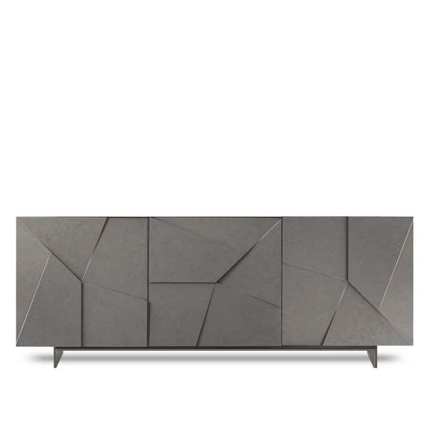 Concrete Sideboard - Resin Effect Dark Grey