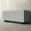 Slim Sideboard Lacquer - Light grey