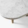 Fly Coffee Table - White Oak - Bianco Carrara