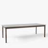 Patch Extendable Dining Table - HW2 -Smoked Oiled Oak with Griogio Londra Top