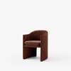 Loafer Dining Chair SC24 - Velvet 03 Maroon