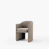 Loafer Dining Chair SC24 - Velvet 13 Ivory