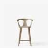 In Between SK7 Counter Bar Chair White Oiled Oak