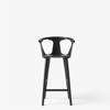 In Between SK9 Bar Chair Black Lacquered Oak