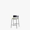 Pavilion AV8 Counter Chair Upholstered Seat - black oak - canvas 114