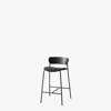 Pavilion AV8 Counter Chair Upholstered Seat - black oak - canvas 174