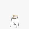 Pavilion AV8 Counter Chair Upholstered Seat - white oak - canvas 244
