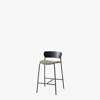Pavilion AV8 Counter Chair Upholstered Seat - black oak - canvas 244