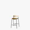 Pavilion AV8 Counter Chair Upholstered Seat - white oak - canvas 424