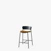 Pavilion AV8 Counter Chair Upholstered Seat - black oak - canvas 424