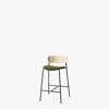Pavilion AV8 Counter Chair Upholstered Seat - white oak - canvas 964