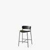 Pavilion AV8 Counter Chair Upholstered Seat - black oak - vidar 972