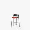 Pavilion AV10 Bar Chair Upholstered Seat - black oak - vidar 542
