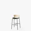 Pavilion AV10 Bar Chair Upholstered Seat - white oak - vidar 972