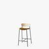 Pavilion AV10 Bar Chair Upholstered Seat - white oak - canvas 424