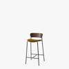 Pavilion AV10 Bar Chair Upholstered Seat - walnut - canvas 424