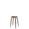 2D Counter Stool - Un-Upholstered Wood Base - American Walnut