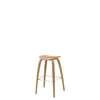 2D Counter Stool - Un-Upholstered Wood Base - Oak