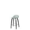 3D Counter Bar Stool - Un-Upholstered Wood base Hirek Shell - Black Stained Beech - Hirek nightfallblue
