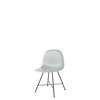 3D Dining Chair - Un-Upholstered Center Base Hirek Shell - Black Hirek nightfallblue