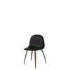 3D Dining Chair - Un-Upholstered Wood Base Hirek Shell - American Walnut Hirek black