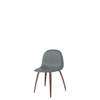3D Dining Chair - Un-Upholstered Wood Base Hirek Shell - American Walnut Hirek Rainy Grey