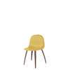 3D Dining Chair - Un-Upholstered Wood Base Hirek Shell - American Walnut Hirek Venetian Gold