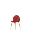 3D Dining Chair - Un-Upholstered Wood Base Hirek Shell - Oak Hirek shycherryred