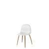 3D Dining Chair - Un-Upholstered Wood Base Hirek Shell - Oak Hirek Soft White