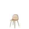 3D Dining Chair - Un-Upholstered Wood Base Wood Shell - Oak