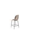 Beetle Counter Chair - Un-Upholstered Conic Base - black Base - new beige shell