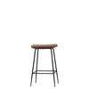 Beetle Counter Stool - Fully Upholstered Conic Base