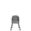 Beetle Meeting Chair - Front Upholstered 4 Legs with Castors