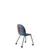 Beetle Meeting Chair - Fully Upholstered 4 Legs with Castors