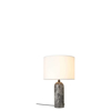 Gravity Table Lamp - Large - White shade - Grey Marble