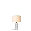 Gravity Table Lamp - Large - Canvas shade - White Marble