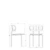 Diagram - Coco Dining Chair 