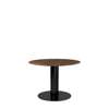 GUBI 2.0 Dining Table - Round 110 - wood american walnut top