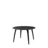 GUBI Dining Table - Round 120 Wood Top - black stained ash