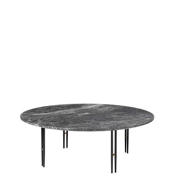 IOI Coffee Table - Round 100 - black marble grey