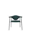 Masculo Dining Chair - Fully Upholstered 4-Leg - black kvadrat vidar-1062
