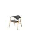 Masculo Dining Chair - Fully Upholstered Wood Base - oak kvadrat colline-188