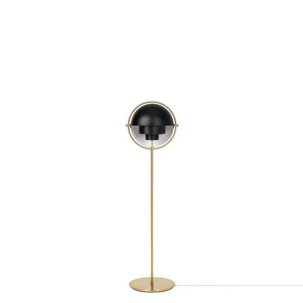 Multi-Lite Floor Lamp Brass Base - black off